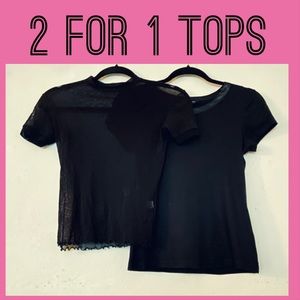 Women’s Black Tops - 2 For 1!